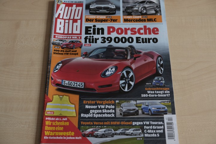 Deckblatt Auto Bild (17/2014)